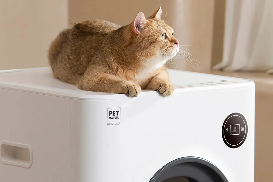 cat self cleaning litter box