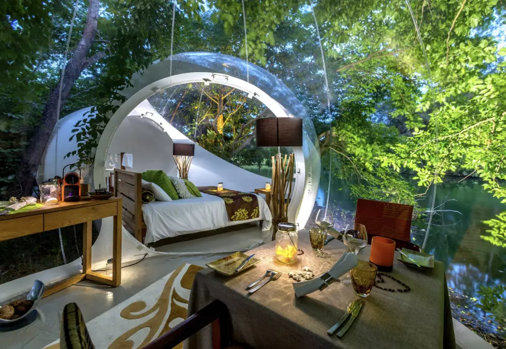 bubble winter tent