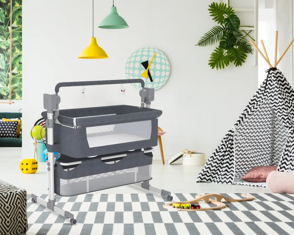 bassinet that rocks baby to sleep
