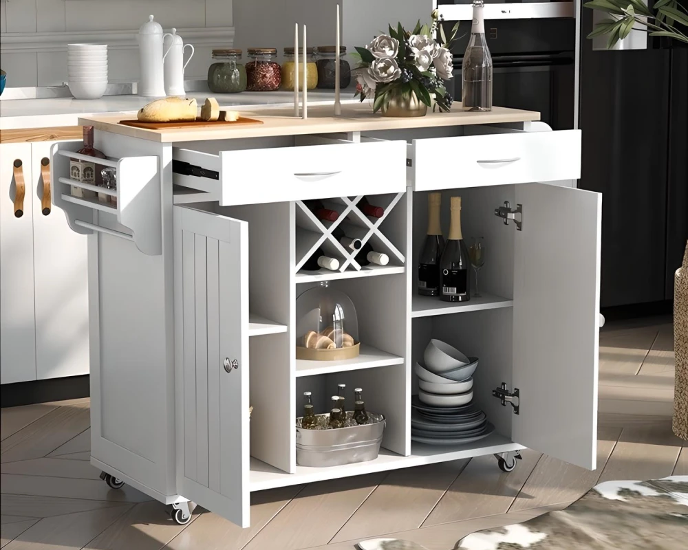 small movable kitchen island